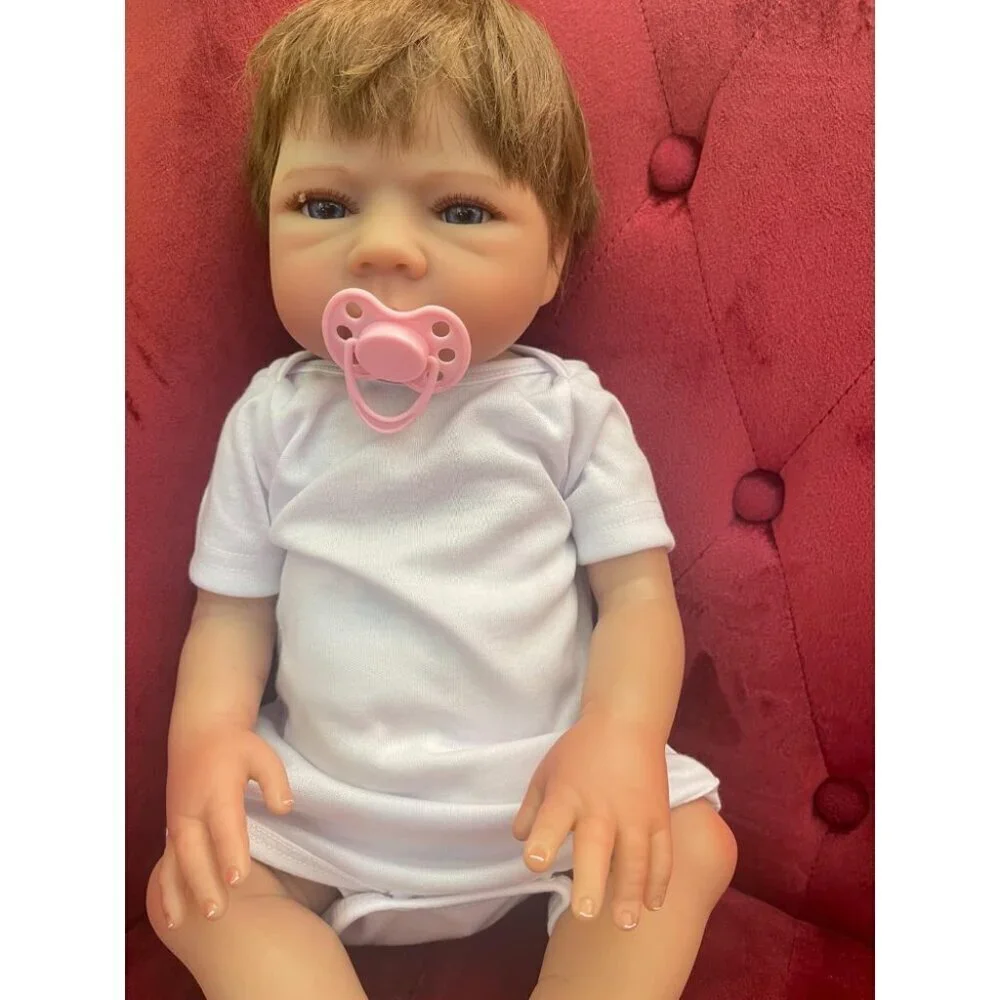 🆕18Inch Full Body Viny Newborn Baby Poseable Limbs Cute Girl Reborn Baby